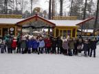посетили резиденцию Деда Мороза и Снегурочки в "Лесной сказке"